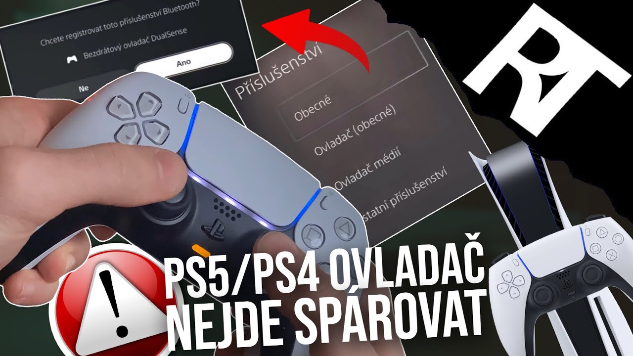PS4/PS5 ovladač nejde připojit - Jak opravit PS4/5 ovladač - nejde spárovat  ovladač - YouTube