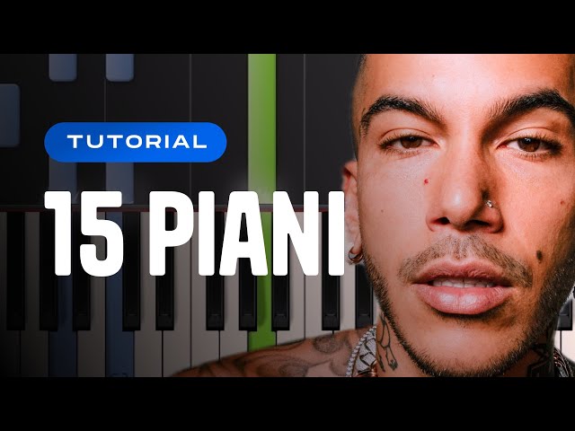 TUTORIAL] Sfera Ebbasta  15 Piani // Piano Tutorial con Synthesia 