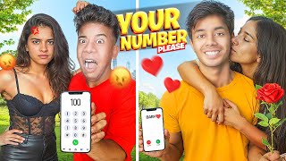 TAKING GIRLS NUMBER CHALLENGE 😍 with @AyushBhandari