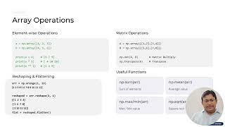 NumPy Arrays in Python advance pedagogy