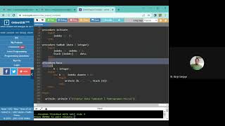 Struktur Data Tumpukan | Array Statik 1 Dimensi | Pemrograman Pascal