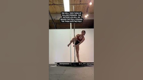 How to do a Suicide Spin on a Spinning Pole// Pole Dance Tutorial #poledance #polefitness