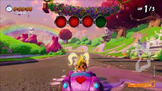 Crash Team Racing Nitro-Fueled (PS4) Coco Park Developer Time (Mirrored)