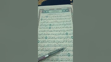 سورة" الملك" وهي( تَبَارَك الَذِي بِيَدِهِ الْمُلْك.......... )شفعت لرجل حتى غفر له