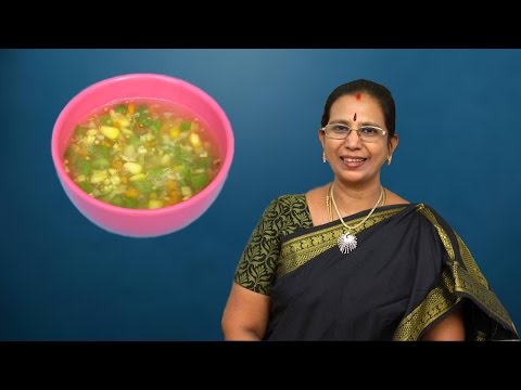 Sweet Corn Vegetable Soup Mallika Badrinath Recipes-11-08-2015