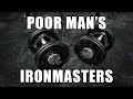 DIY Ironmaster Dumbbells w/ Standard Plates - Poor Man's Ironmasters