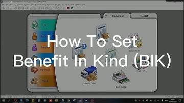 How To Set BIK 如何设置实物津贴 | SQL Payroll