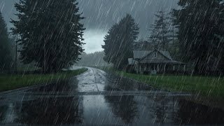 Rain and Thunder Sounds for Sleeping to Create a Peaceful Atmosphere and Slow Down Heart Rate!