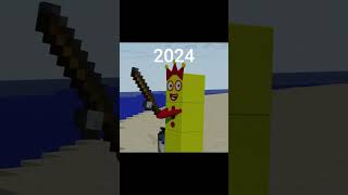 EVOLUTION NUMBERBLOCKS GO FISHING 2030 #shorts #numberblocks
