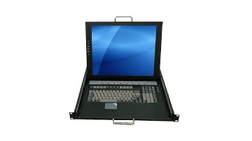 KDM3178 - 1U LCD Dual Slide Rail Drawer with 8-port KVM Switch