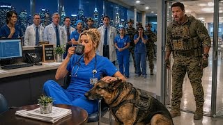 Can I Sit With You, the SEAL Commander Asked — Then His Police K9 Recognized the Rookie Nurse