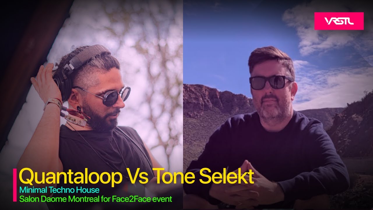 Quantaloop Vs ToneSelekt | VRSTL Live Session January 26 Salon Daome Minimal Techhouse from Montreal
