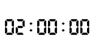 2 Hours Timer | White Screen With Silent Focus | NX