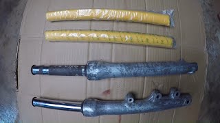 Suzuki Rgv 120 Cara Servis Telescopic Fork Pasang Oil Sealdust Sealinner Tubeddaner Oil