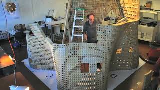 Building "Bloom" - 3D printed cement edifice
