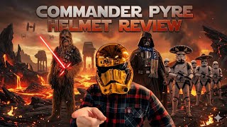 Commander Pyre Helmet Review May the 4th Special! | Disney Store Star Wars Black Series 
