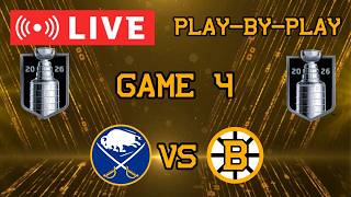 LIVE: Buffalo Sabres VS Boston Bruins GAME 4 Commentary/Scoreboard! #nhlbruins