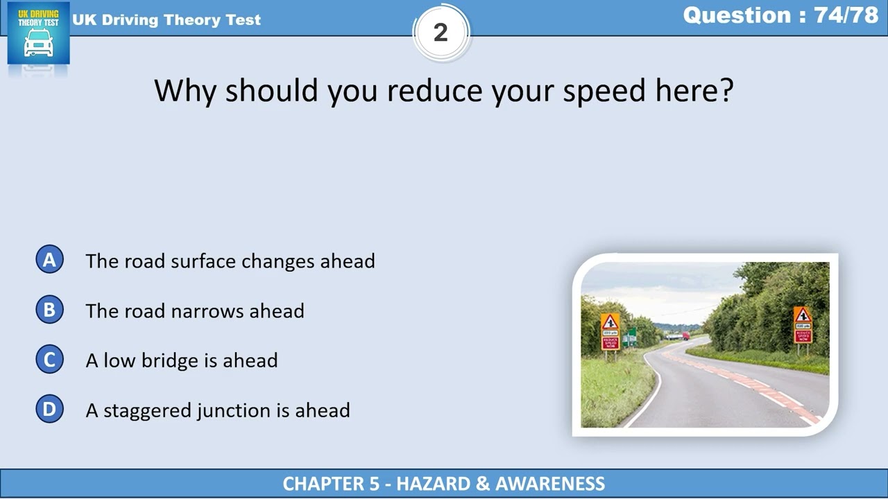 Why Should You Reduce Your Speed in This Area? | UK Driving Theory Test