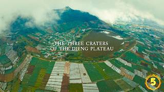 The Three Craters of the Dieng Plateau