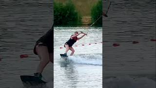 Aliona Kostornaya is wakeboarding #figureskating #iceskating #alionakostornaya #wakeboarding