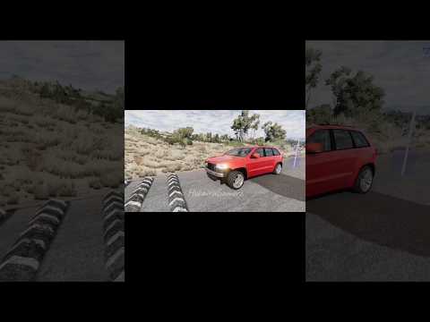 Car Vs 50 speed bumps#shorts #beamngdrive