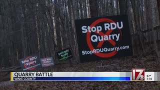 Wake County judge puts temporary stop to rock quarry near RDU