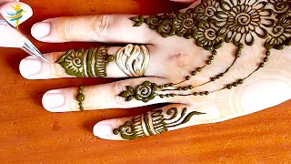 Stylish Henna Designs For Eid | Latest Henna Mehndi design 2023 | نقش حناء العيد سهل