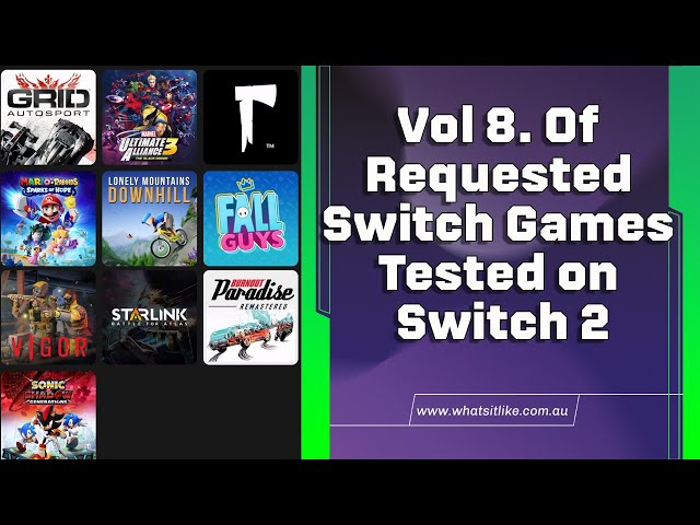 More Requested Switch 1 Games Tested Vol 8 - YouTube