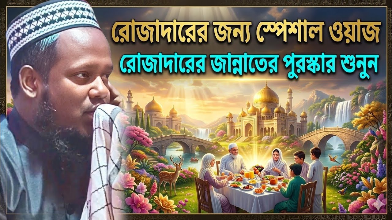 রোজাদারের জন্য স্পেশাল ওয়াজ। মাওঃ আব্দুল মুহিত সাহেবের ওয়াজ। Moulana Abdul Mohit Saheb Waz. 