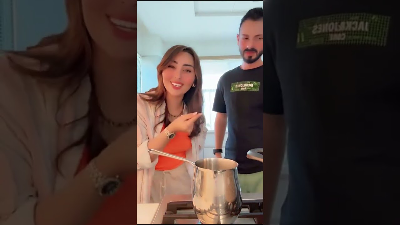 وصول عصام واسراء اسو للبيت بعد مشوار المطار وتحضيرات نور للغداء عاملة محاشي #نو_دياب #عصام_ونور