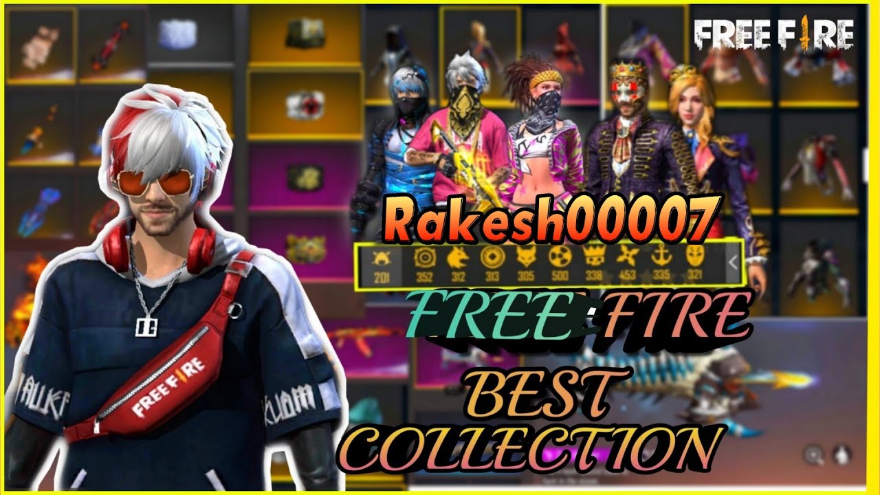 10 Lakhs ₹ Collection id  !! Free Fire Best and oldest ...