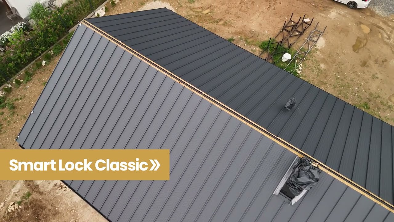 Rąbek zasuwany Bratex Smart Lock Classic RAL 7016 Ultramat 