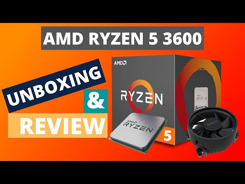 AMD RYZEN 5 3600 Unboxing \u0026 Review ქართულად