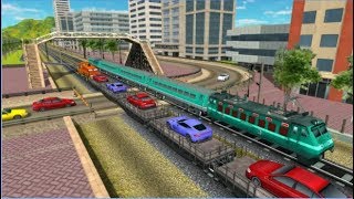 Indian Train Transporter Sim Android Gameplay Full HD By Free Games - 2018 screenshot 1