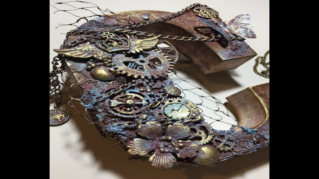 Tutorial Letra alterada mixedmedia-steampunk manualidades raudales