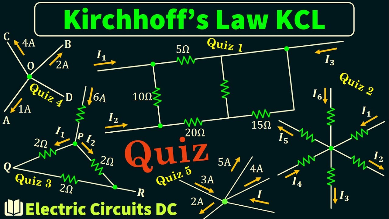 Electric Circuits DC: Kirchhoff's Laws-Quiz1 - YouTube