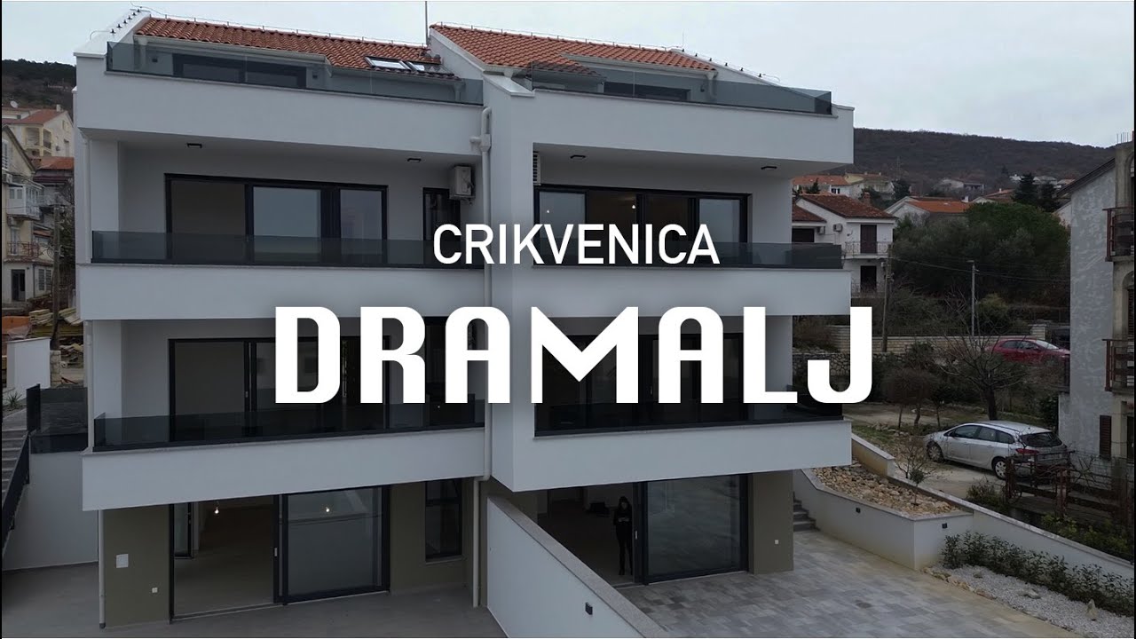 🏡 NOVOGRADNJA – DRAMALJ, CRIKVENICA | APARTMANI NA PRODAJU 🌊