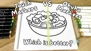 Touch Markers vs Ohuhu Markers 🎨 Which is Better?🔥You Decide 🥗✨