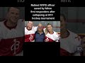Retired NYPD officer saved by fellow first responders after collapsing at 9/11 hockey tournament