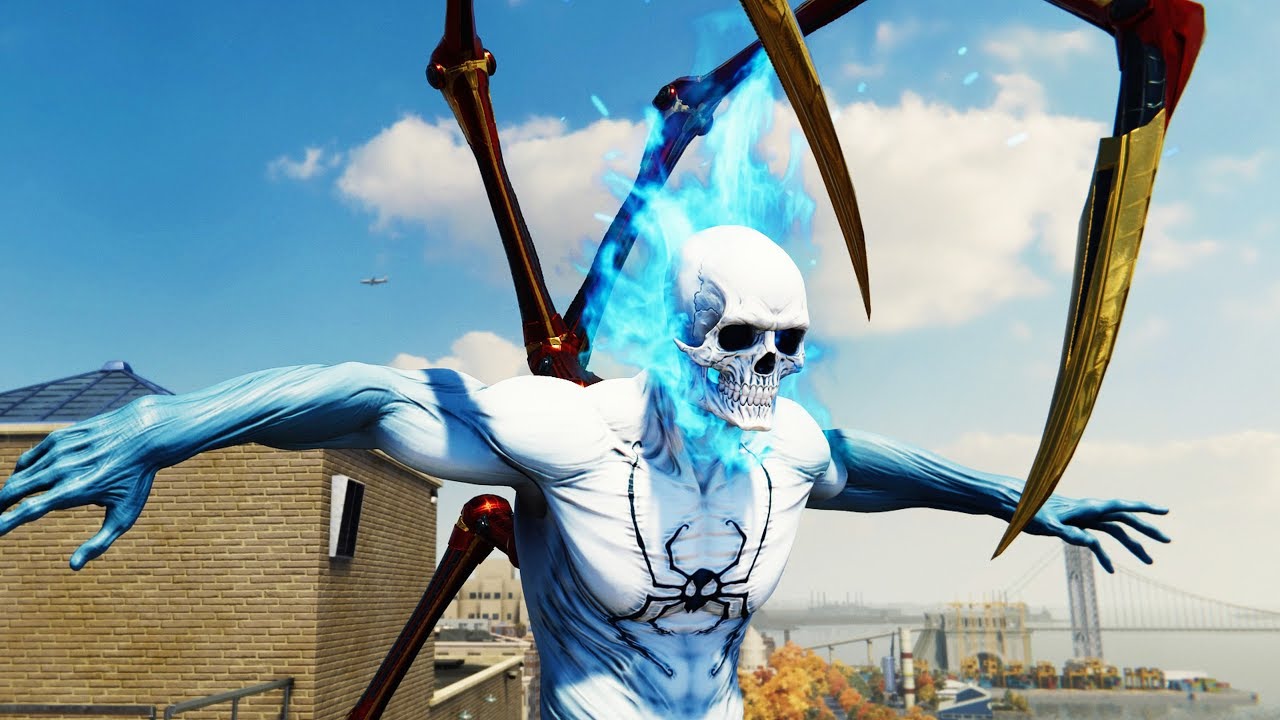 Ghost Spiderman – Scorpion & Rhino Boss Battle – Ultimate Difficulty (Marvel’s Spider Man PS4)