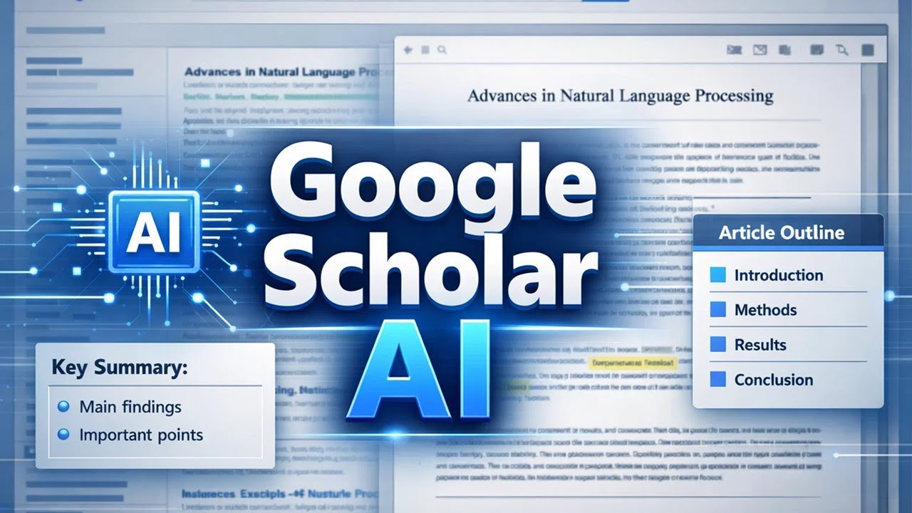 Google Paper How to Read Research Papers Easily Using Google Scholar AI - YouTube