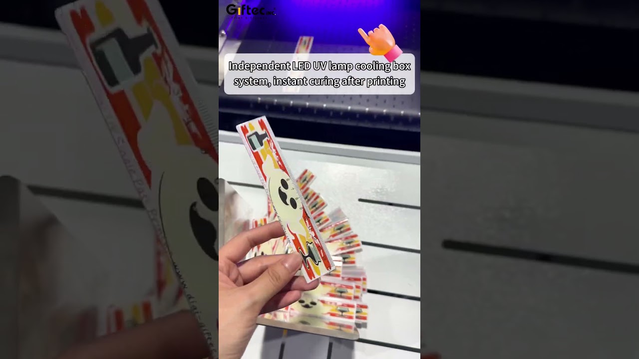 Ultra high speed UV single-pass printer for your gift industry ｜ Full color direct printing ruler