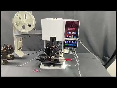 Semi-Automatic Mute Wire Terminal Press Machine for Stripping and Crimping