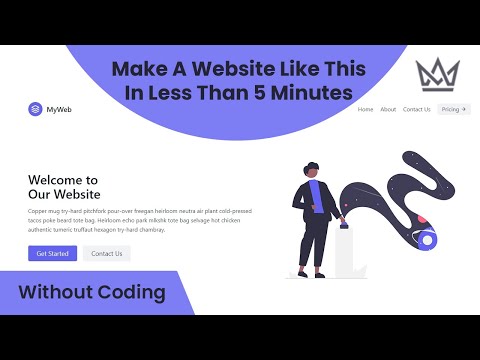 Make A Professional Website in Less Than 5 Minutes | No Coding Knowledge Required | MOHAMMED ARSHAD