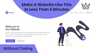 Make A Professional Website in Less Than 5 Minutes | No Coding Knowledge Required | MOHAMMED ARSHAD