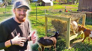 Easy DIY Hay Feeder! (Full Tutorial)