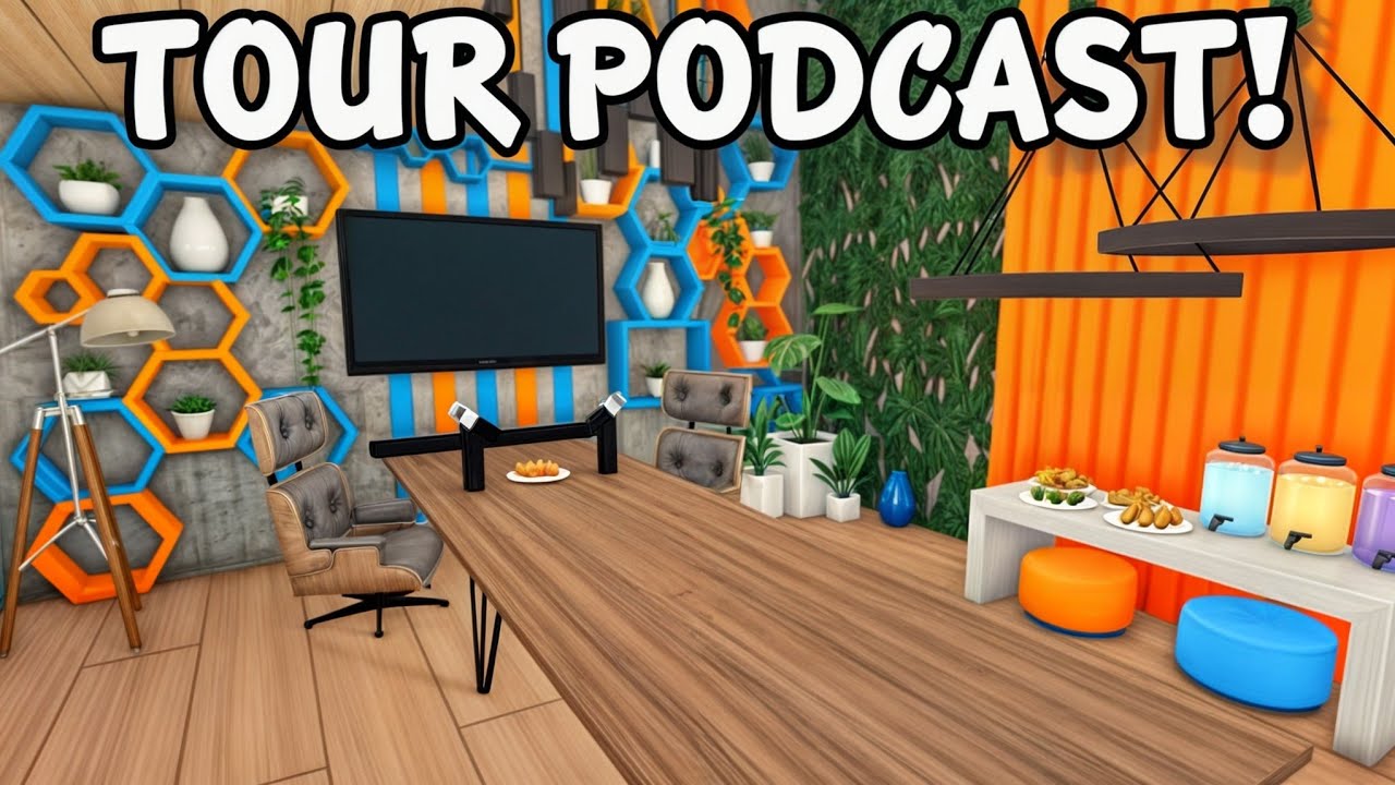 TOUR PELO MEU PODCAST NO BLOXBURG! - ROBLOX - YouTube