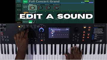YAMAHA MODX & MONTAGE KEYBOARDS|HOW TO EDIT A SOUND