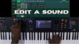 YAMAHA MODX & MONTAGE KEYBOARDS|HOW TO EDIT A SOUND