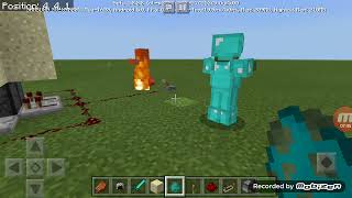 كيف تلبس الزومبي دروع دايموند بحركة الريدستون😨💎_2021 screenshot 1